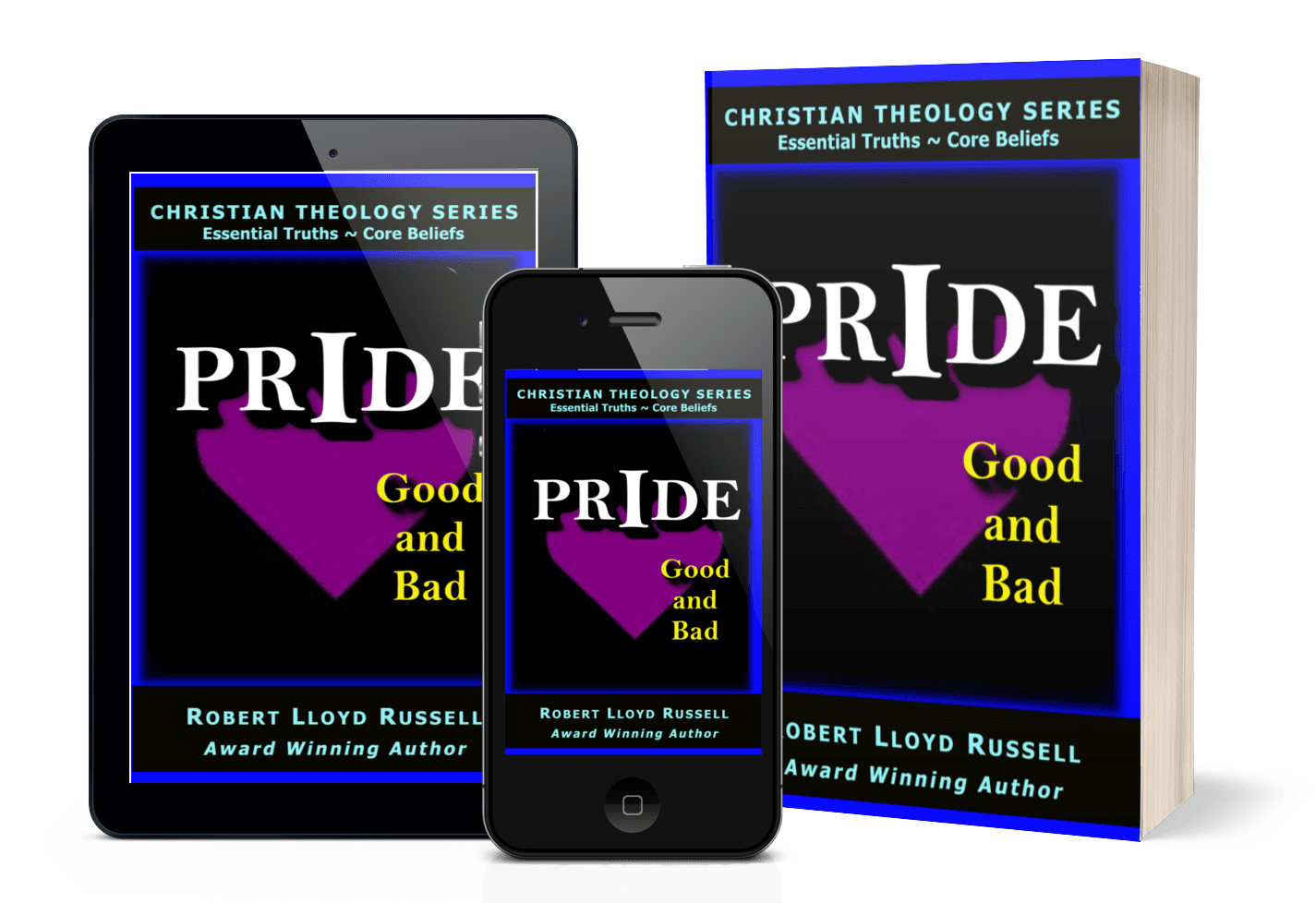 Book cover - PRIDE, Good and Bad.